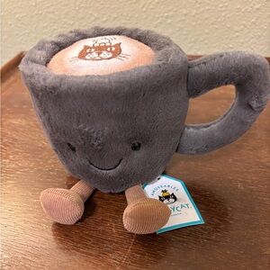 Jellycat Coffee Cup! NWT